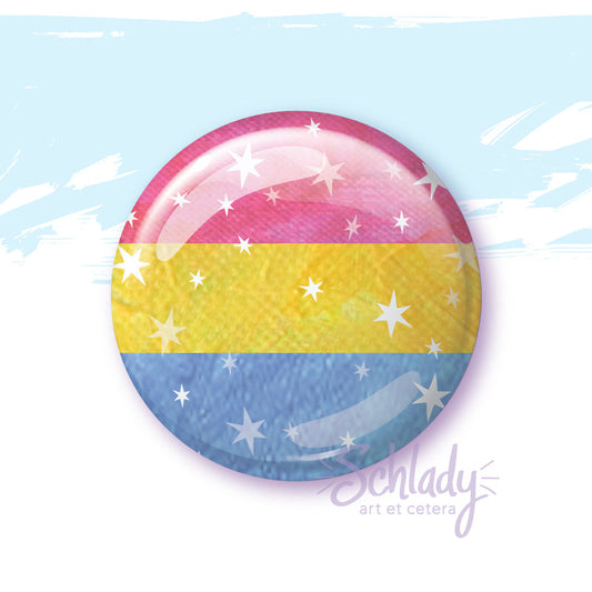 Starry Pan Pride Flag - Magnet