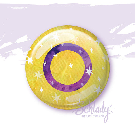 Starry Intersex Pride Flag - Magnet