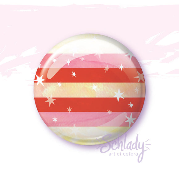 Starry Girlflux Pride Flag - Magnet