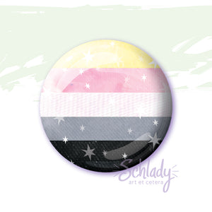 Queerplatonic Pride Flag - Button Pin