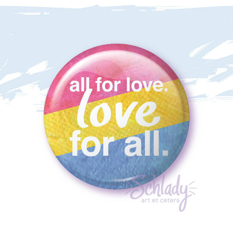 Love For All - Pan Pride Magnet