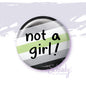 Not a Girl - Nonbinary Pride Magnet