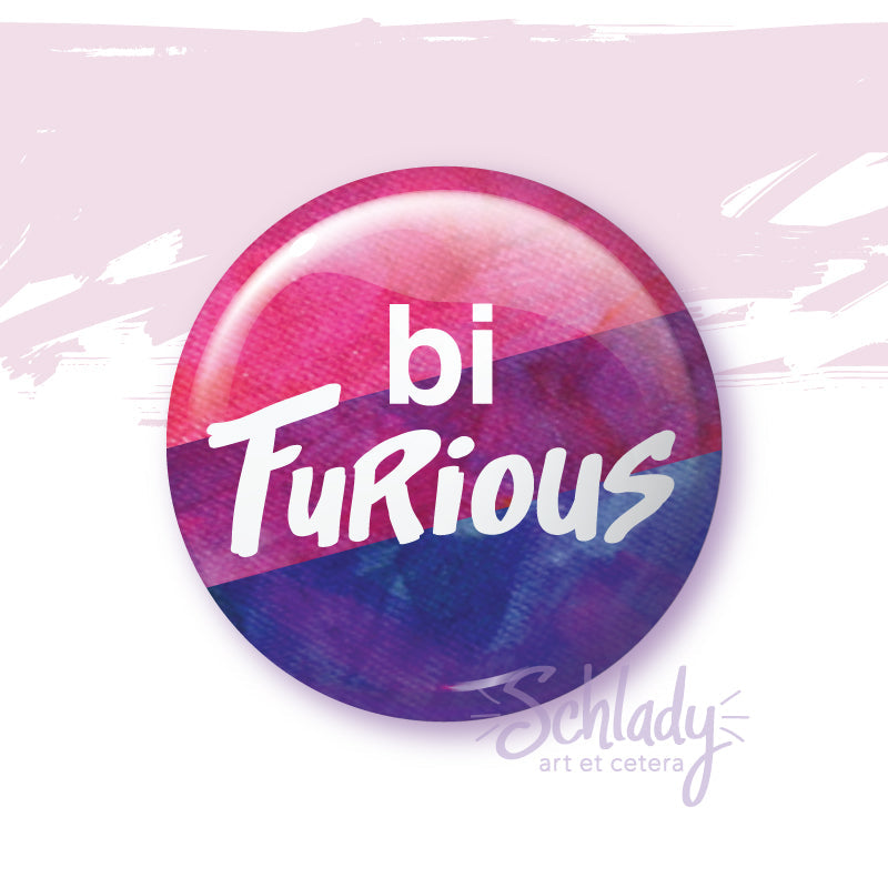 Bi-Furious - Bi Pride Magnet