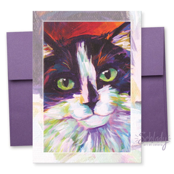 Victor - Cat Art Notecard