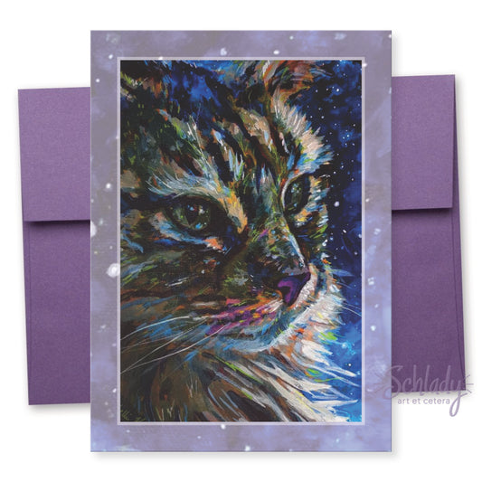 Seen It All - Cat Art Notecard