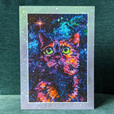 Galaxy Cat III - Cat Art Notecard