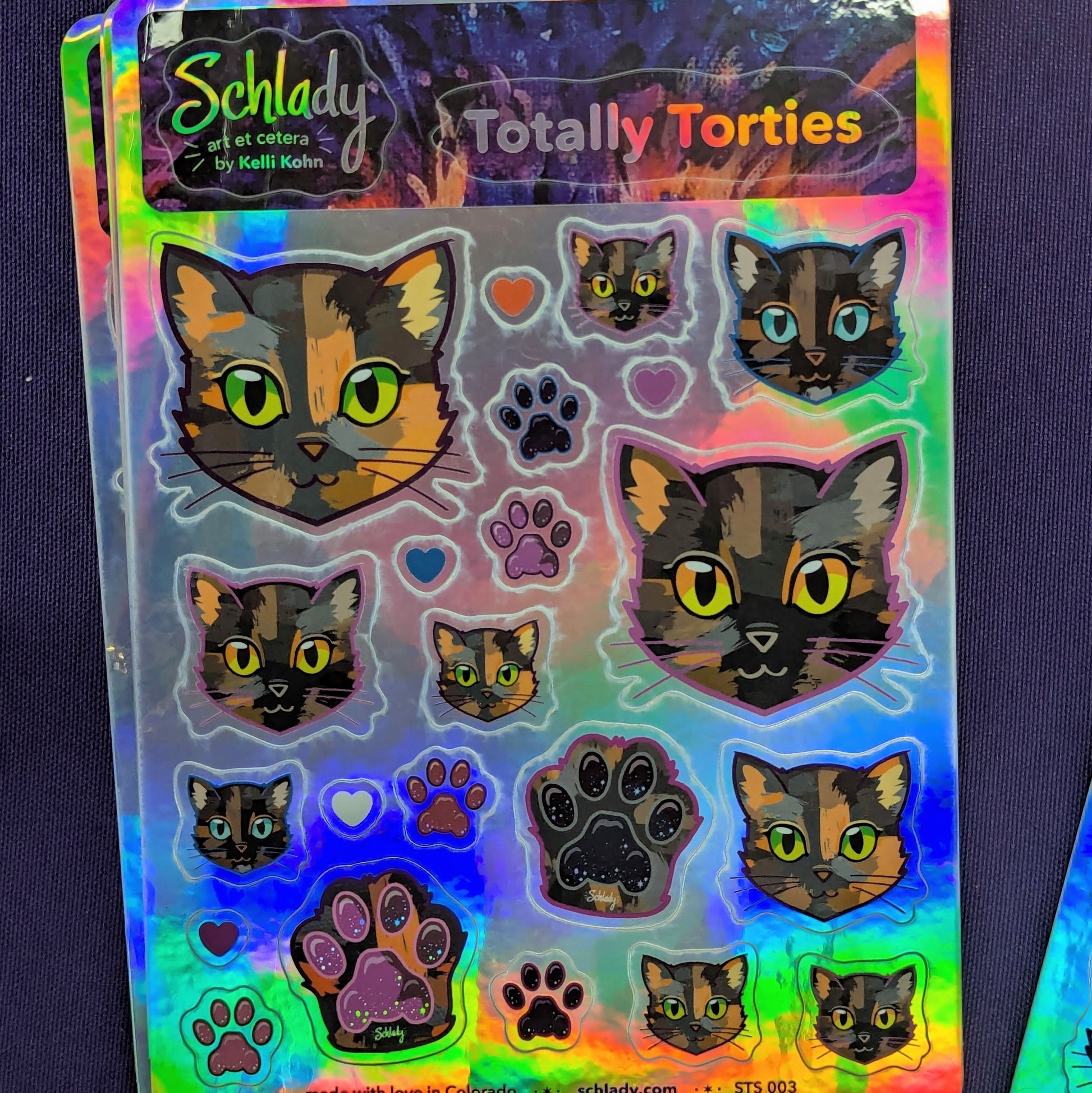 Totally Torties - Holographic Sticker Sheet