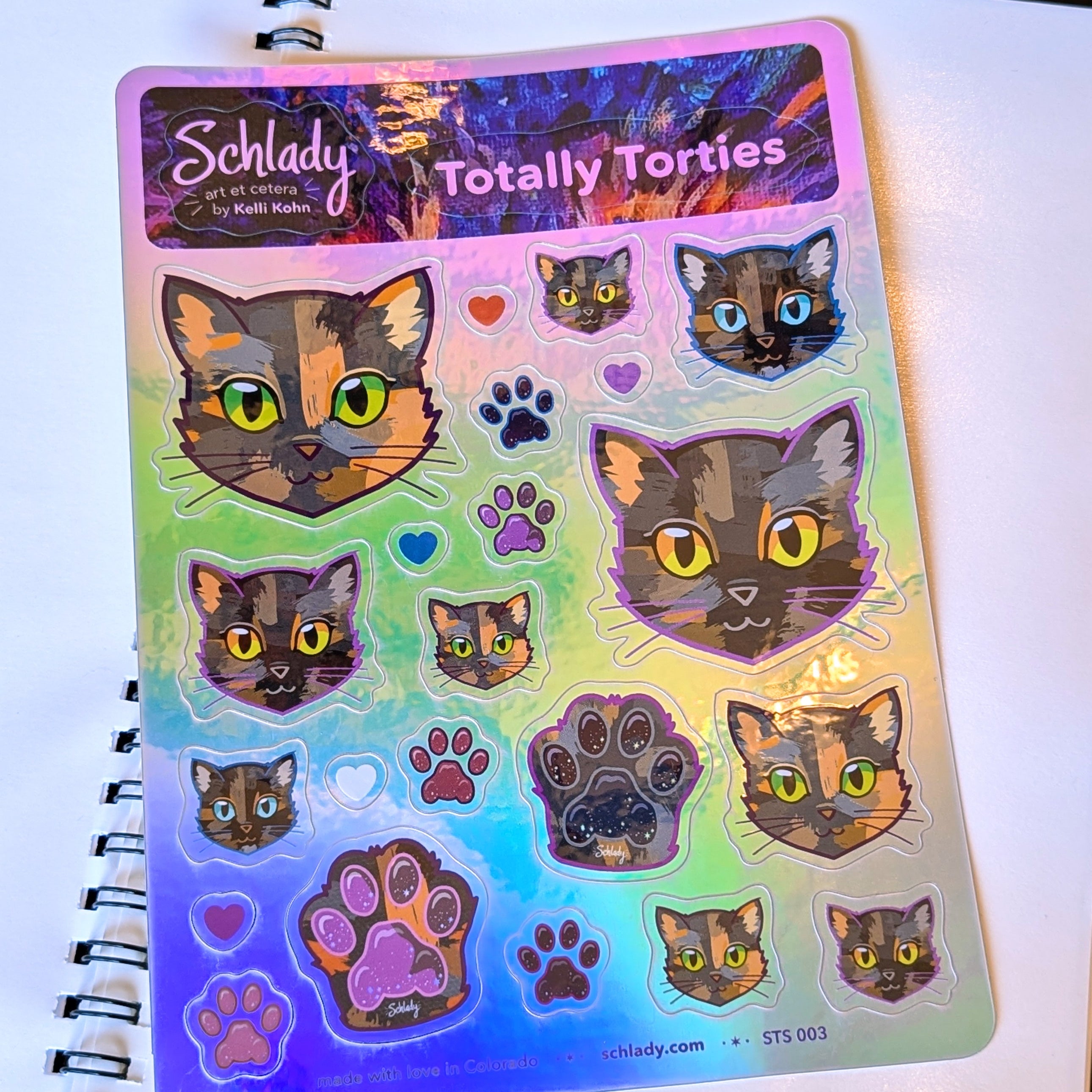 Totally Torties - Holographic Sticker Sheet