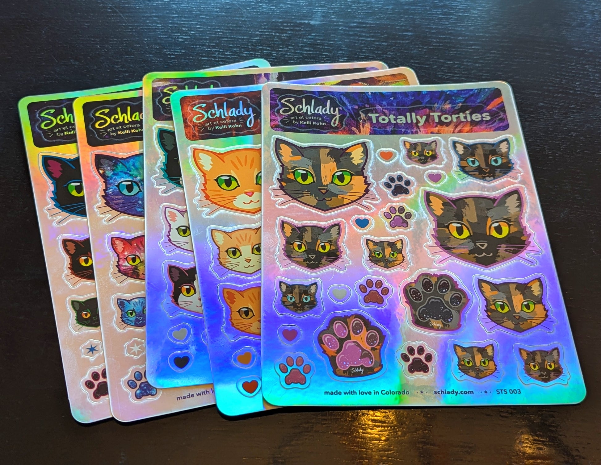 Totally Torties - Holographic Sticker Sheet