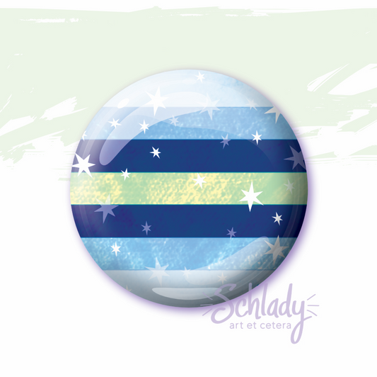 Starry Boyflux Pride Flag - Magnet