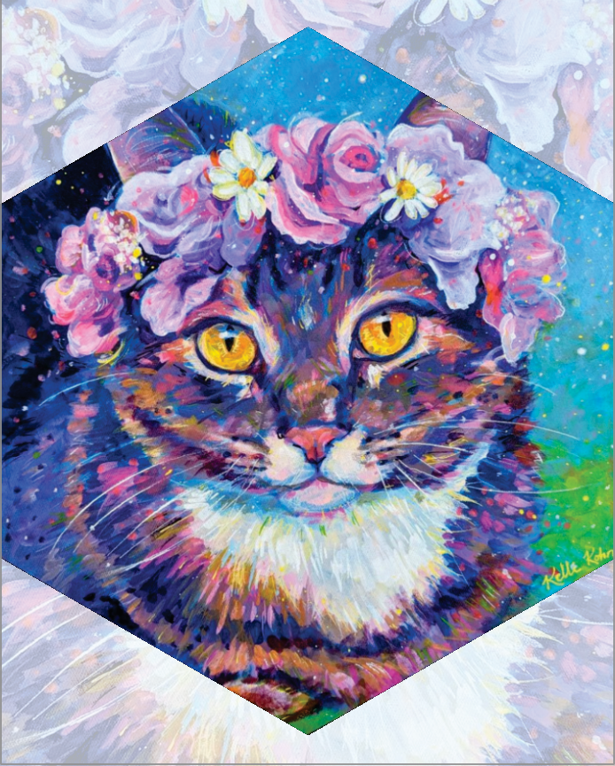 Flower Crown Oswin - 8x10 Art Print