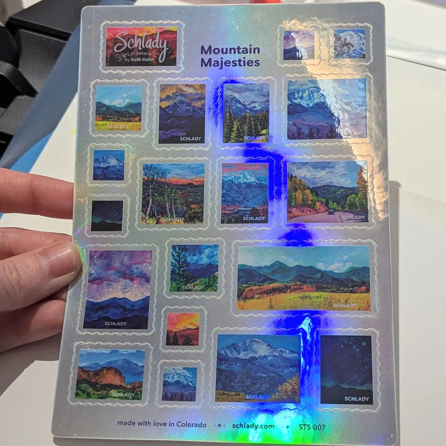 Mountain Majesties - Holographic Sticker Sheet