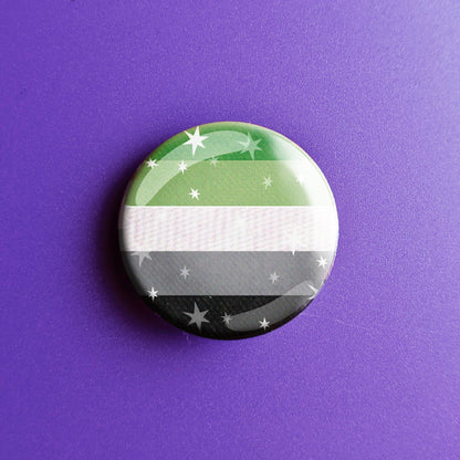 Starry Aro Pride Flag - Magnet