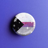 Starry Demi Pride Flag - Magnet