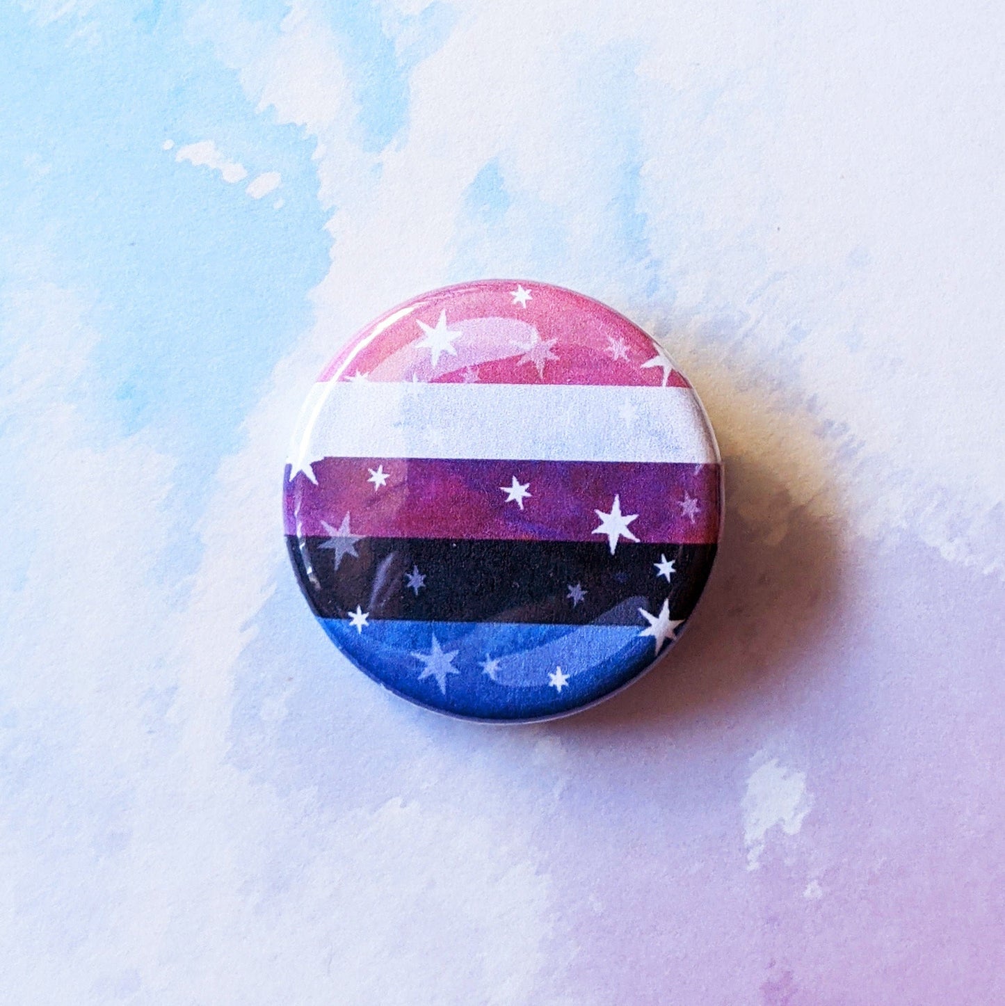 Starry Genderfluid Pride Flag - Magnet