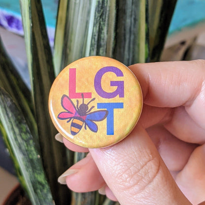 LG-Bee-T - Bi Pride Magnet