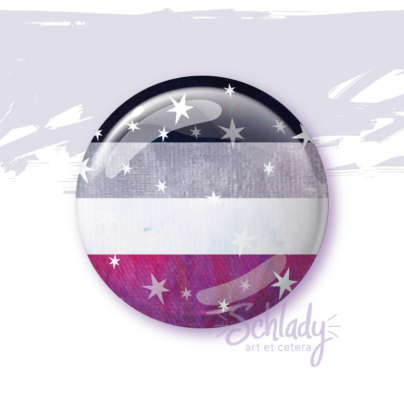 Starry Ace Pride Flag - Button Pin