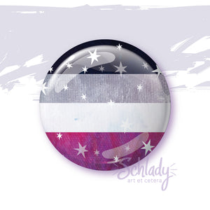Starry Ace Pride Flag - Button Pin
