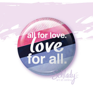 Love For All - Omni Pride Button Pin