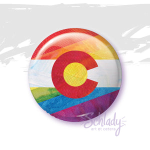 Colorado Pride Flag - Button Pin