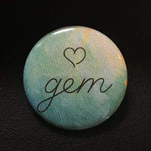Gem - Button Pin