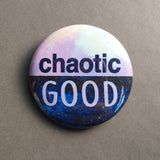 Chaotic Good - Button Pin