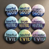 Chaotic Evil - Button Pin