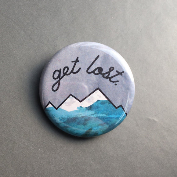 Get Lost - Button Pin
