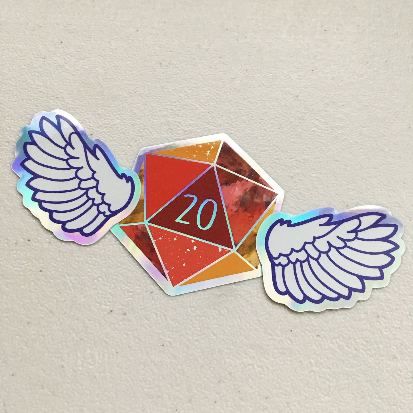 Angel Wings - Holographic Sticker Set