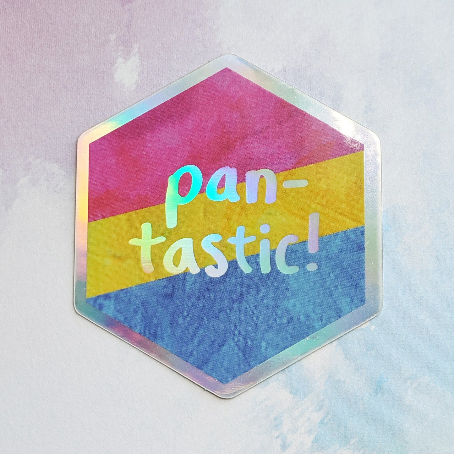 Pantastic - Holographic Hexagon Sticker