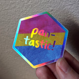 Pantastic - Holographic Hexagon Sticker