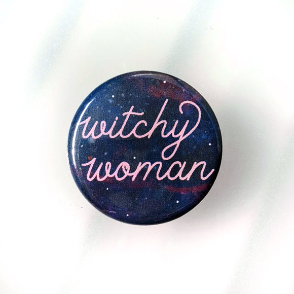 Witchy Woman - Button Pin