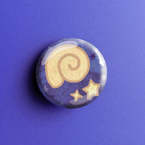 Look! A Fossil - Button Pin