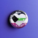 Starry Demiromantic Ace Pride Flag - Button Pin
