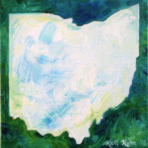 Petite Ohio Colors 3 - Original Painting 8 x 8